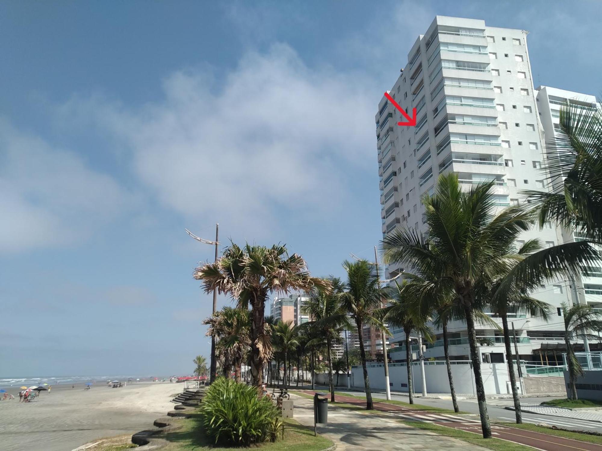 Apartamento Frente Mar Pe Na Areia Прая Гранде Екстериор снимка